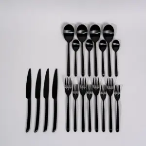 Luxury Black Cutlery Set