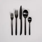Luxury Black Cutlery Set tag1