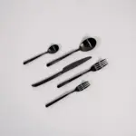 Luxury Black Cutlery Set tag1