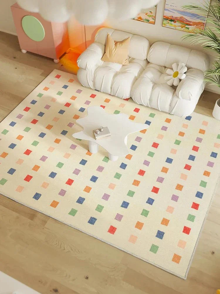 Luxury Colorful Rug Soft Bedroom for Balcony carpet -