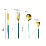 Luxury_Cutlery_Set_-_24_Pieces_-_Gold-colored_Stainless_Steel_-_Knife_Fork_Spoon_-_Kitchen_Supplies_-_-_tag1_-4319439 Luxury Cutlery Set 24 Pieces Gold colored Stainless Steel Knife Fork Spoon Kitchen Supplies tag1