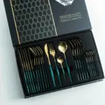 Luxury Cutlery Set 24 Pieces Stainless Steel tag1