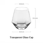 Luxury Diamond Shape Crystal Decanter Glasses Set tag1