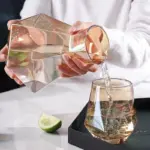 Luxury Diamond Shape Crystal Decanter Glasses Set tag1