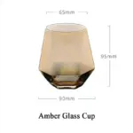 Luxury Diamond Shape Crystal Decanter Glasses Set tag1