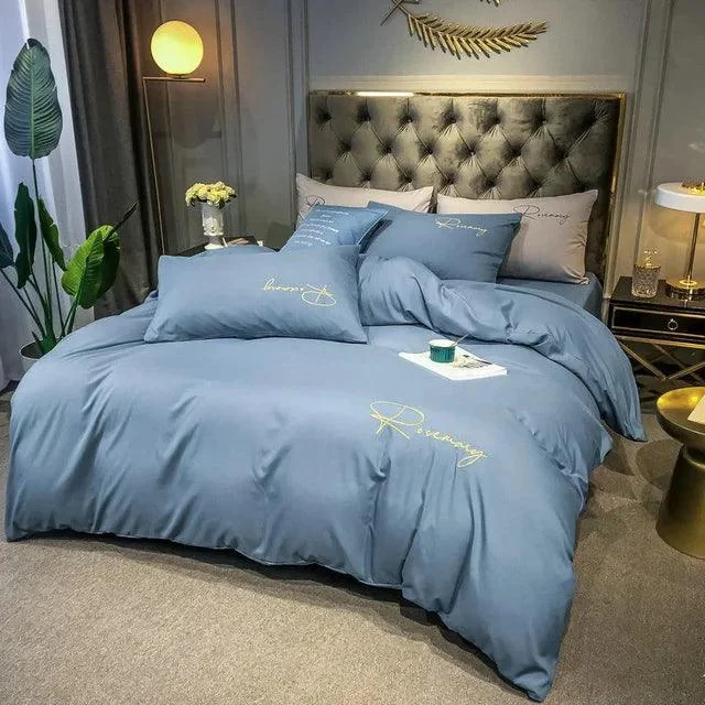 Luxury Embroidery Duvet Cover -  - #tag1#