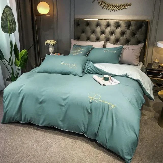 Luxury Embroidery Duvet Cover -  - #tag1#