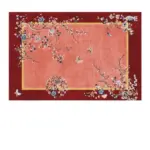 Luxury European Blue Large Area Rug Living Room Carpet Decoration
