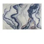 Luxury European Blue Large Area Rug Living Room Carpet Decoration