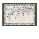 Luxury European Blue Large Area Rug Living Room Carpet Decoration