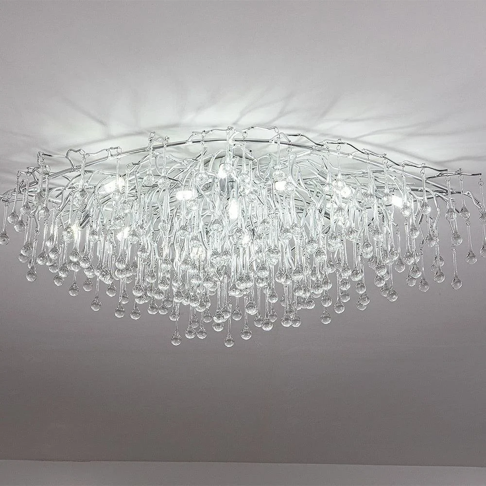 Luxury Gold Crystal Lighting Chandeliers Branches Crystal for Living Room Home Decor -