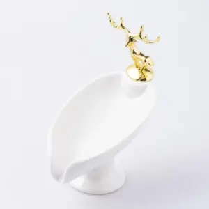 Luxury Gold Plated Soap Dish with Drainer
