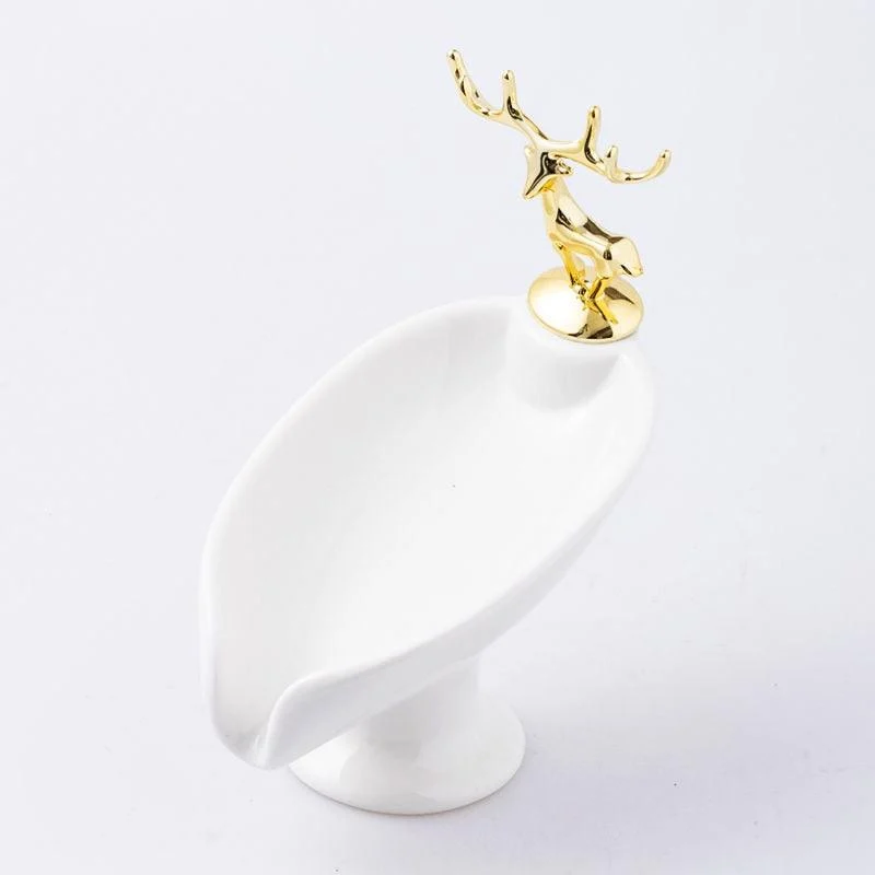 Luxury Gold Plated Soap Dish with Drainer -