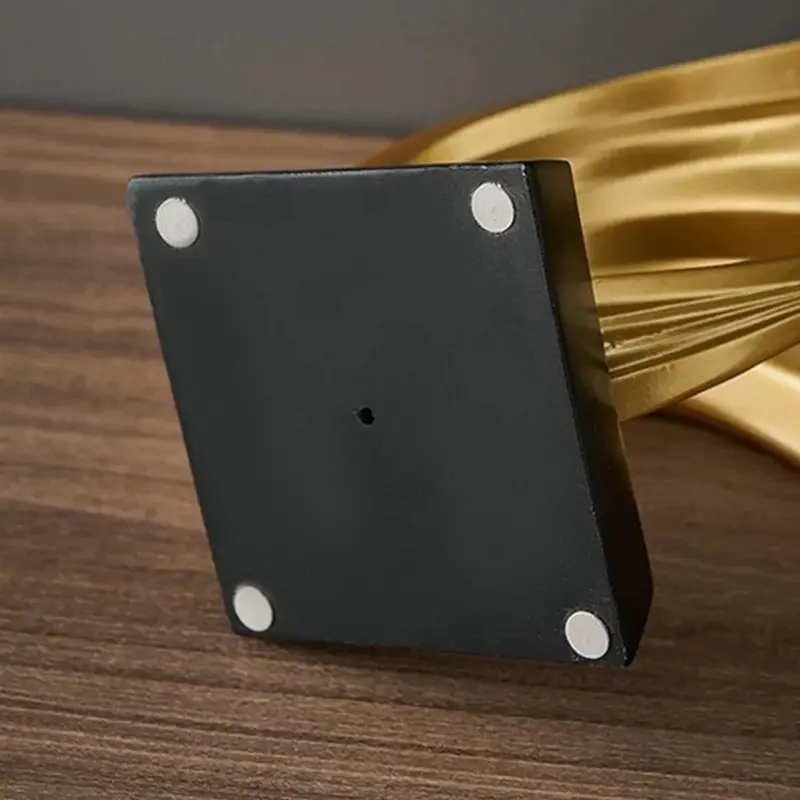 Luxury Golden Abstract Sculpture tag1