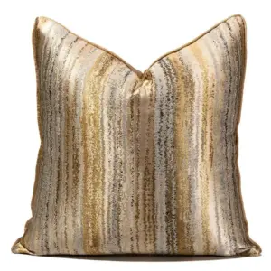 Luxury Golden Sofa Cushion Cover