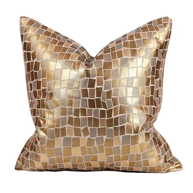 Luxury Golden Sofa Cushion Cover -  - #tag1#