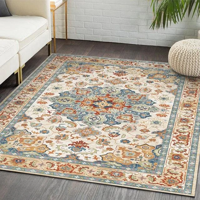 Luxury Large Persian Baroque Rugs Living Room Carpet for Modern Living Room -