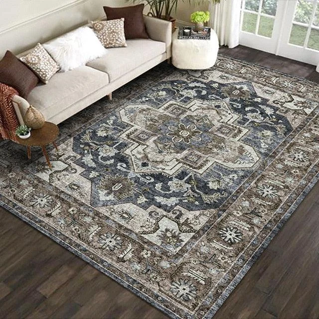 Luxury Large Persian Baroque Rugs Living Room Carpet for Modern Living Room -