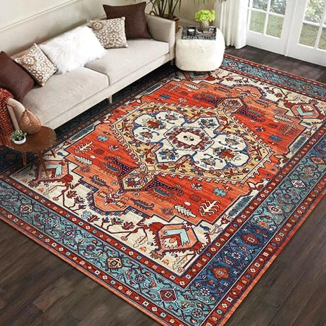 Luxury Large Persian Baroque Rugs Living Room Carpet for Modern Living Room -