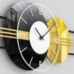 Luxury Mirror Face Wall Clock tag1
