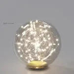 Luxury Modern Gold Glass Ball Led Ceiling Chandelier Lighting Dining Room