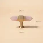 Luxury Natural Crystal Cabinet Handle tag1
