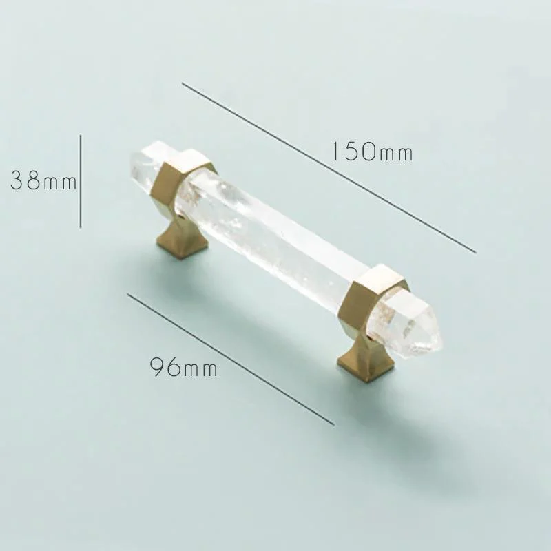Luxury Natural Crystal Cabinet Handle -  - #tag1#