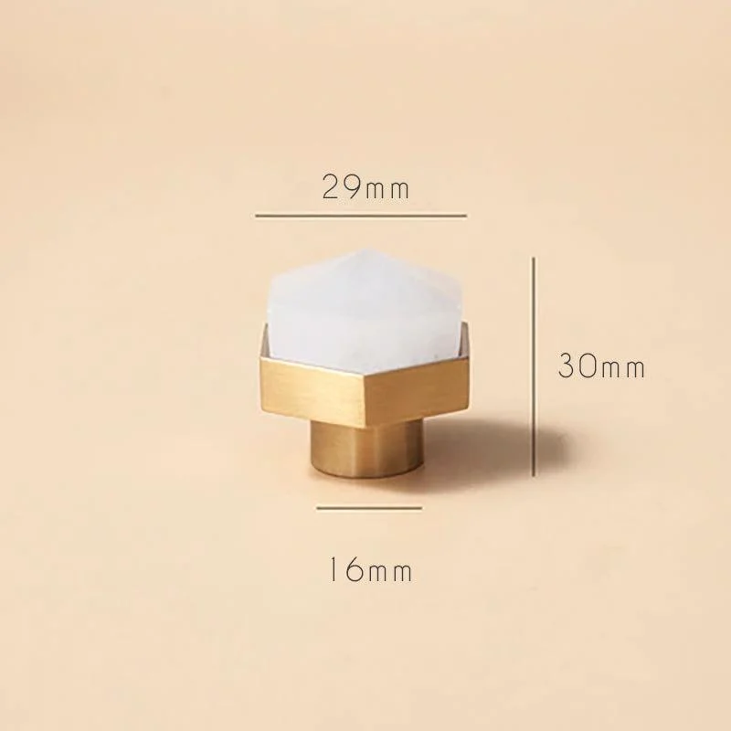 Luxury Natural Crystal Cabinet Handle -  - #tag1#