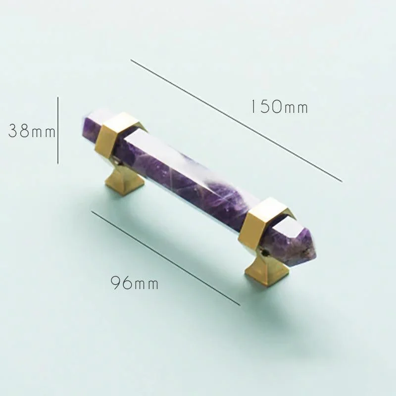 Luxury Natural Crystal Cabinet Handle -  - #tag1#