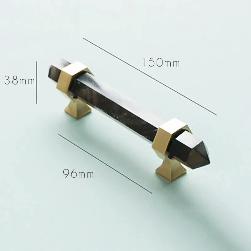 Luxury Natural Crystal Cabinet Handle -  - #tag1#