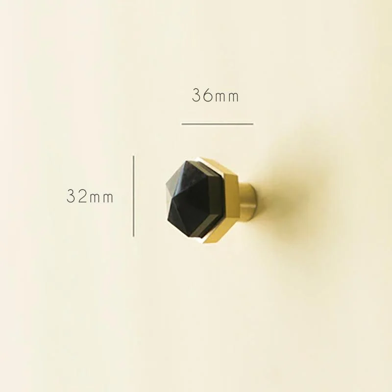 Luxury Natural Crystal Cabinet Handle -  - #tag1#