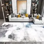 Luxury Nordic Art Paint Carpets For Living Room Rugs Decoration Washable