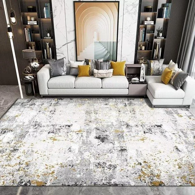Luxury Nordic Art Paint Carpets For Living Room Rugs Decoration Washable -