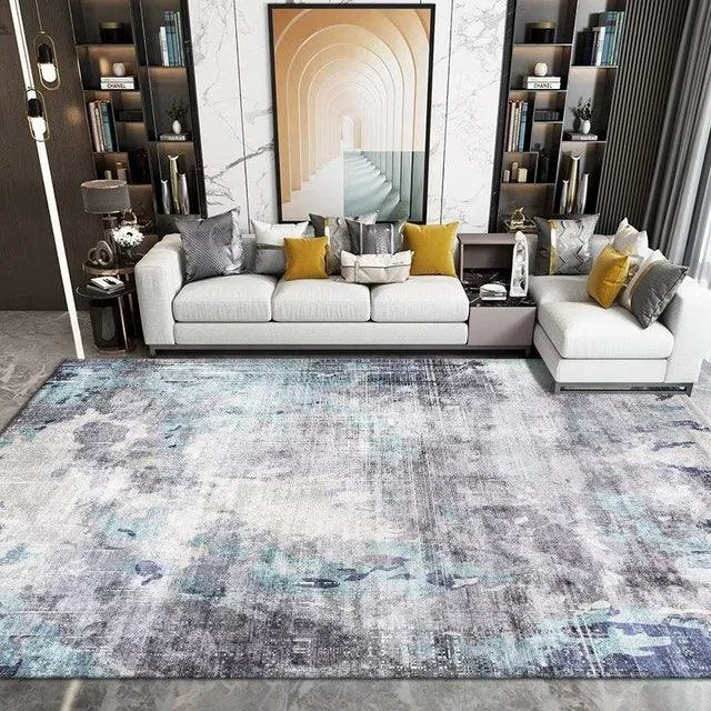 Luxury Nordic Art Paint Carpets For Living Room Rugs Decoration Washable -