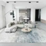Luxury Nordic Art Paint Carpets For Living Room Rugs Decoration Washable