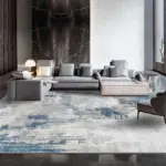 Luxury Nordic Art Paint Carpets For Living Room Rugs Decoration Washable