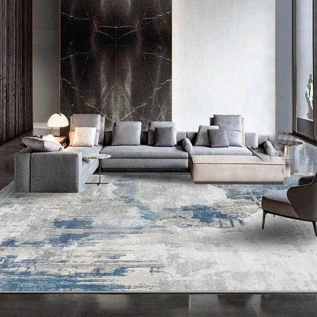 Luxury Nordic Art Paint Carpets For Living Room Rugs Decoration Washable -
