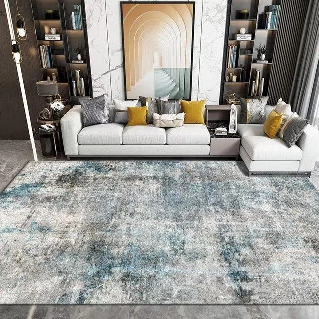 Luxury Nordic Art Paint Carpets For Living Room Rugs Decoration Washable -