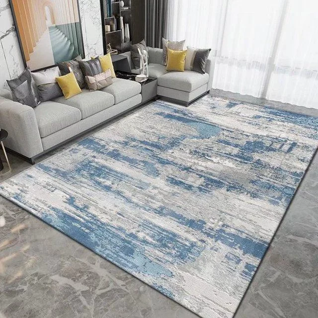 Luxury Nordic Art Paint Carpets For Living Room Rugs Decoration Washable -