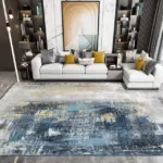 Luxury Nordic Art Paint Carpets For Living Room Rugs Decoration Washable