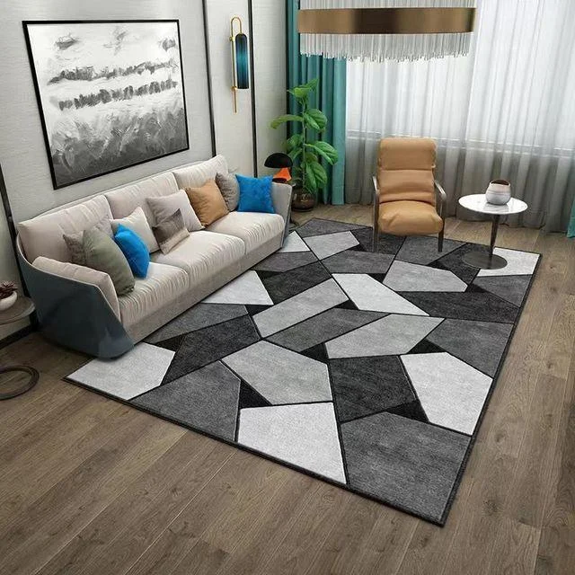 Luxury Nordic Art Paint Carpets For Living Room Rugs Decoration Washable -