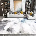 Luxury Nordic Art Paint Carpets For Living Room Rugs Decoration Washable
