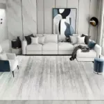 Luxury Nordic Art Paint Carpets For Living Room Rugs Decoration Washable