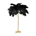 Luxury Nordic Ostrich Feather LED Floor Lamp tag1