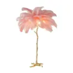 Luxury Nordic Ostrich Feather LED Floor Lamp tag1