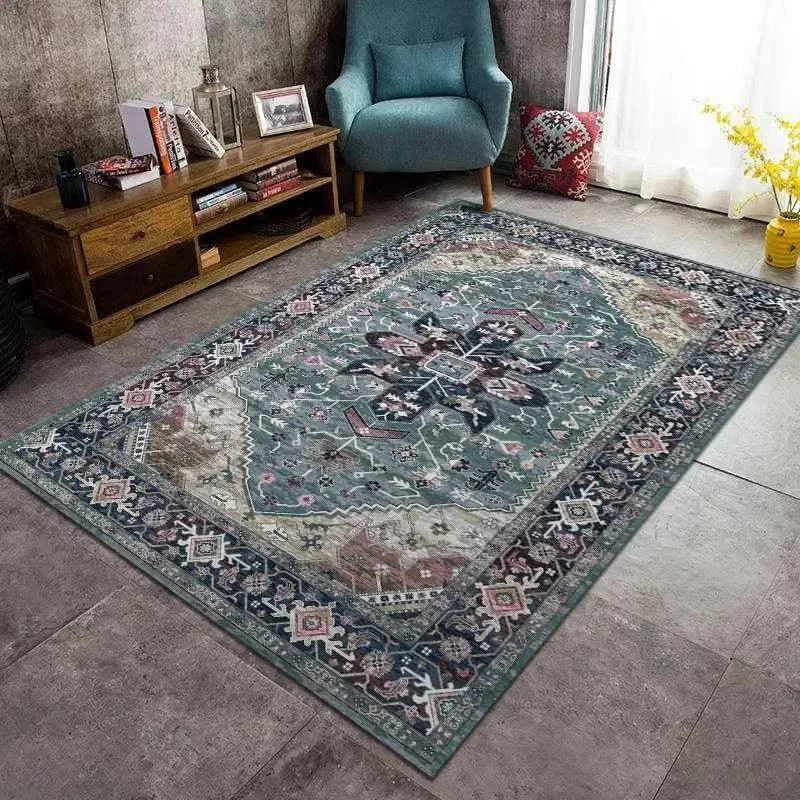 Luxury Persian Flower Rug Carpet Cozy Soft Home Decoration -