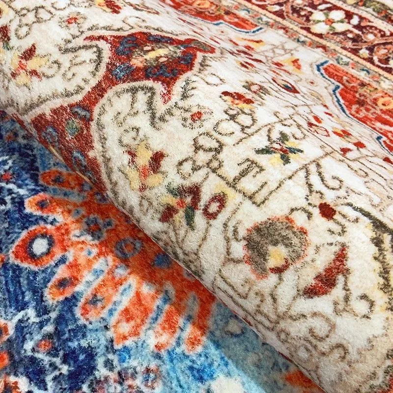 Luxury Persian Flower Rug Carpet Cozy Soft Home Decoration -