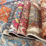 Luxury Persian Flower Rug Carpet Cozy Soft Home Decoration