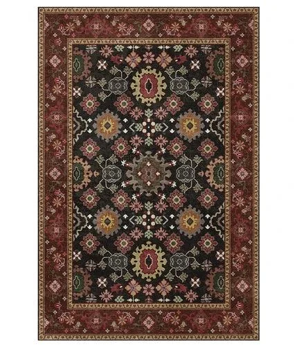 Luxury Persian Flower Rug Carpet Cozy Soft Home Decoration -
