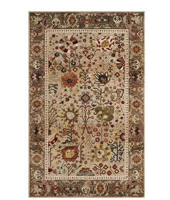 Luxury Persian Flower Rug Carpet Cozy Soft Home Decoration -